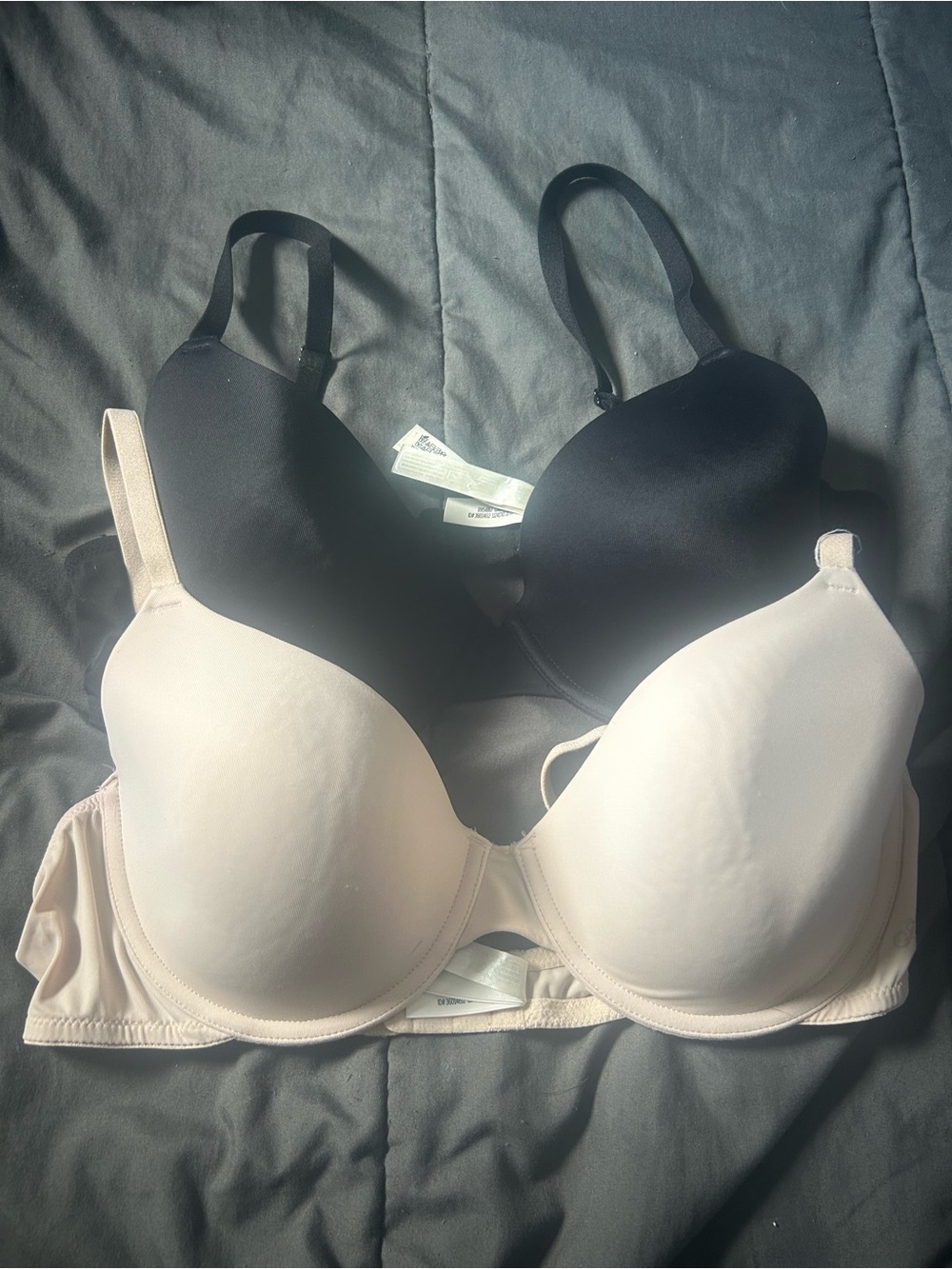 Victoria Secret Everyday T-Shirt Bra - Black & Nude